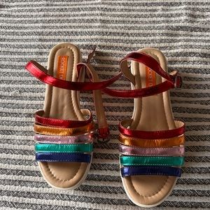 Rocket dog rainbow wedges